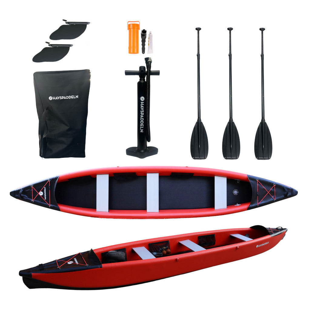 Havspaddeln Saga | Inflatable Canoe - For 3 People | Buy Now ...